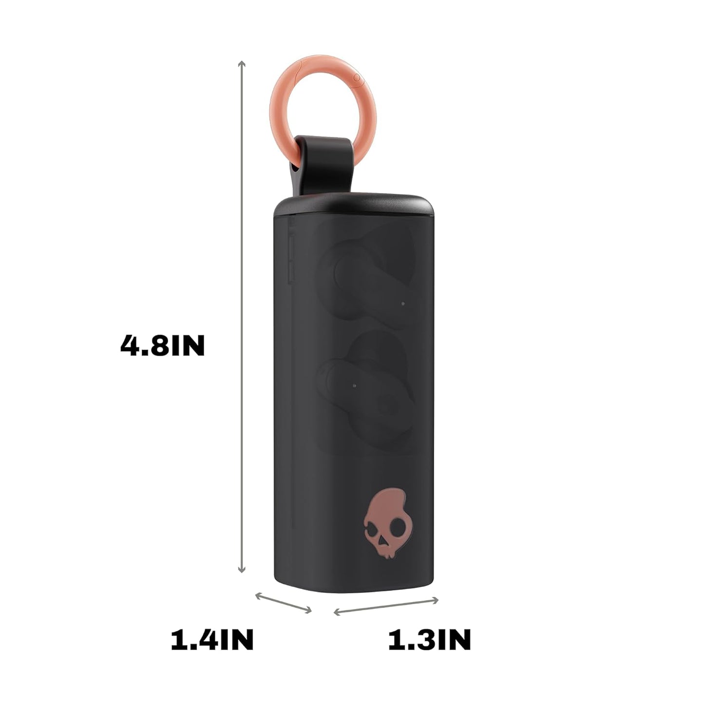 Skullcandy Dime Evo Wireless Earbuds, Bluetooth Headphones, Noise Isolating Fit, Up to 36 Hours Battery, Microphone, Easy Carry with Clip-Anywhere Case (5 color options)