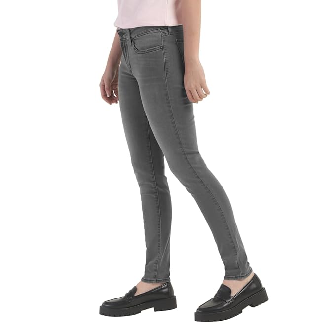 Women's Skinny Jeans, Grey (Size - 30) - Rajputtrade