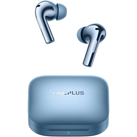 OnePlus Buds 3, Splendid Blue, Deep Bass, Anc, Immersive Sound, In Ear, Up To 44 Hour Playtime With Charging Case, Bluetooth 5.3 (2 Color Options)