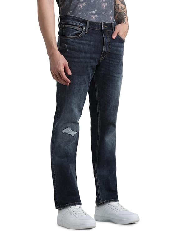JACK & JONES Men's Regular Fit Mid Rise Jeans - Rajputtrade