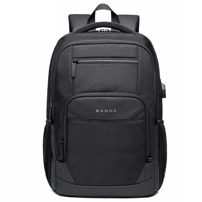 Red Lemon Swiss Cut Design 15.6" Laptop Backpack for Men and Women, Stylish 26L Capacity, USB Charging Port, Anti-Theft Pocket & Accessories Organizer - Rajputtrade