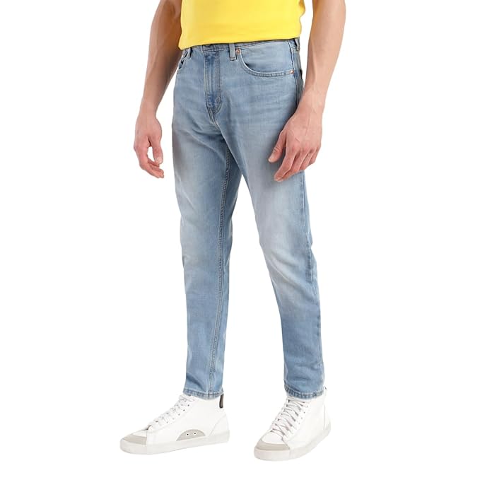 Men's 512 Blue Slim Tapered Fit Jeans (Size 40) - Rajputtrade