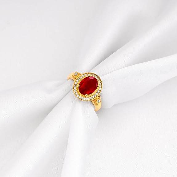 925 Silver Golden Poetic Love Ring,Fixed Size, Indian - 12| Gifts for Women and Girls | - Rajputtrade