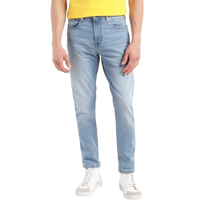 Men's 512 Blue Slim Tapered Fit Jeans (Size 40) - Rajputtrade