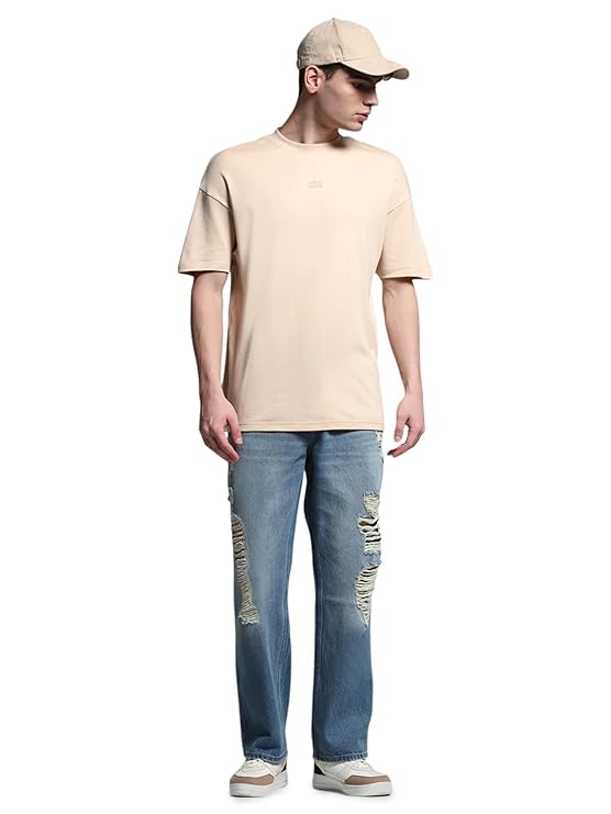 JACK & JONES Men's Loose Mid Rise Jeans(Size-28) - Rajputtrade