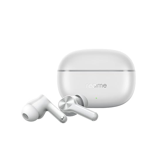 realme Buds T200 Lite Bluetooth in Ear Earbuds,4 Mic, AI ENC for Calls,48 Hours Total Playback with Fast Charging (Grey) - Rajputtrade