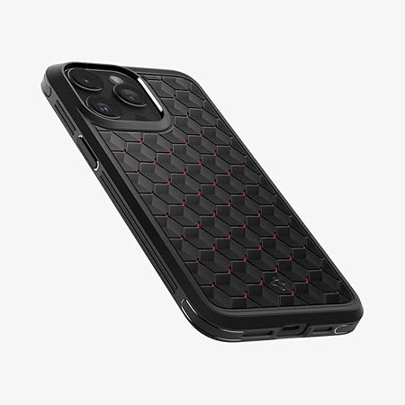 Spigen Cryo Armor Back Cover Case Compatible with iPhone 15 Pro Max (TPU + Poly Carbonate | Cryo Red)