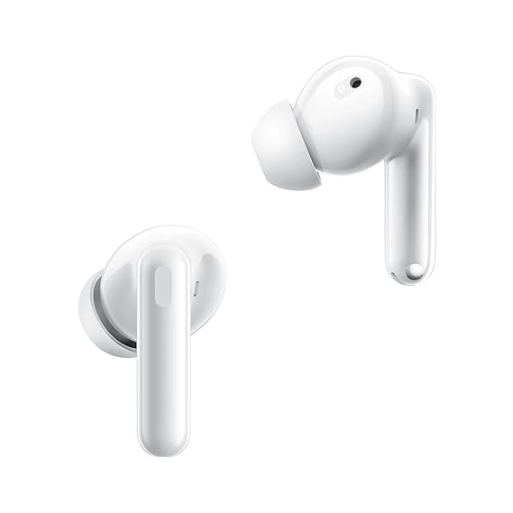 realme Buds T310 Truly Wireless in-Ear Earbuds with 46dB Hybrid ANC, Upto 40Hrs Battery and Fast Charging (White) - Rajputtrade