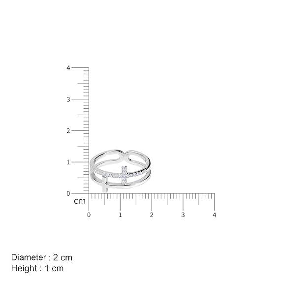 925 Sterling Silver Classy Ring | Gifts for Women & Girls | With 925 Stamp And Certificate Of Authenticity - Rajputtrade