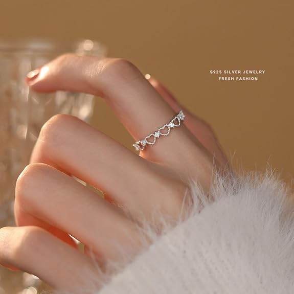 925 Sterling Silver Adjustable Rings For Women & Girls I Gift For Wife Girlfriend Sister I Finger Ring With Multiple Design Options - Rajputtrade