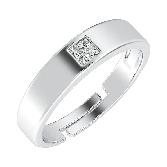 Pure Real 925 Sterling Silver Adjustable Ring Band | Multiple Design Options | Gift for Women and Girls - Rajputtrade