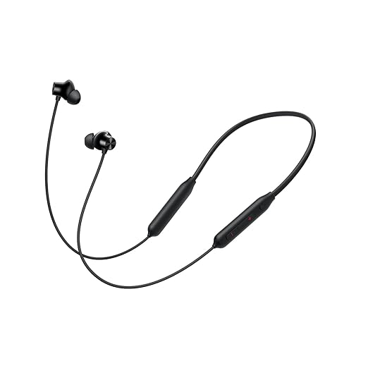 OnePlus Bullets Wireless Z2 ANC Bluetooth in Ear Neckband (Booming Black) - Rajputtrade