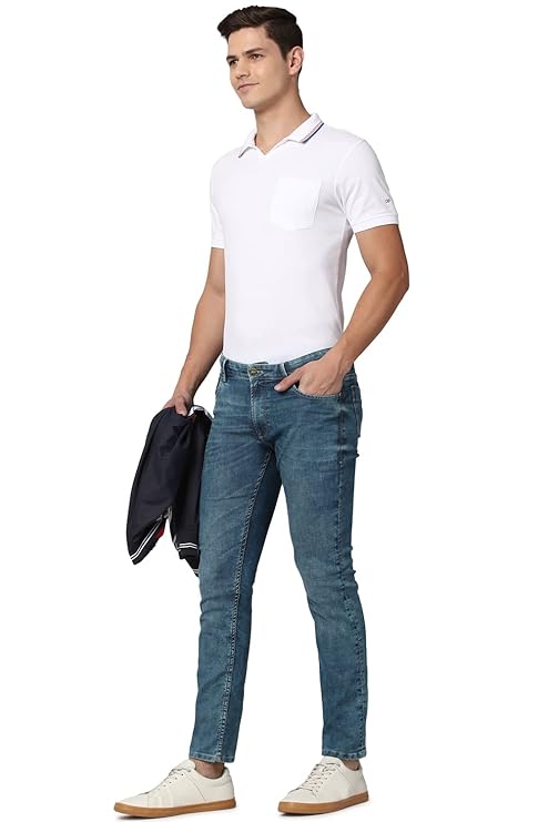Peter England Men's Slim Fit Mid Rise Jeans - Rajputtrade