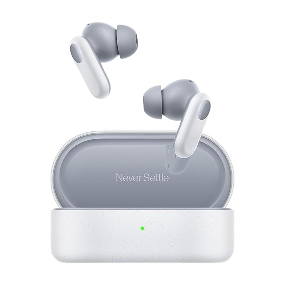 OnePlus Nord Buds 2r True Wireless in Ear Earbuds with Mic, 12.4mm Drivers, Playback:Upto 38hr case,4-Mic Design, IP55 Rating (3 color options)