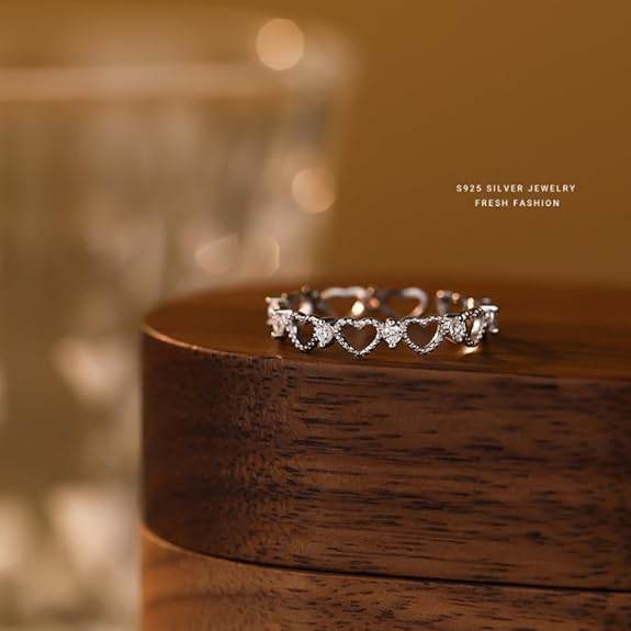 925 Sterling Silver Adjustable Rings For Women & Girls I Gift For Wife Girlfriend Sister I Finger Ring With Multiple Design Options - Rajputtrade