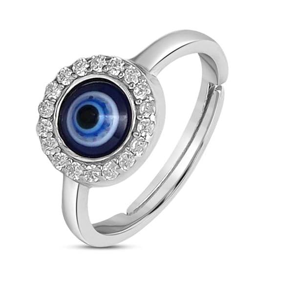 925 Sterling Silver Rhodium Plated Ring | Gift for Women and Girls | With Certificate of Authenticity and 925 Hallmark - Rajputtrade