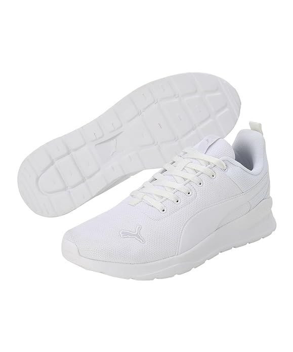 Puma Men Lace Up Sneaker Shoes (White) - Rajputtrade