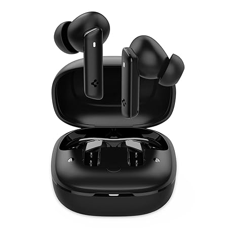 Spigen Audio Newly Launched SA-TW P20 True Wireless in Ear Earbuds with 30H Playtime, Upto 40dB 3 Multi-Mode ANC Pro, 10mm Driver (2 Color Options)