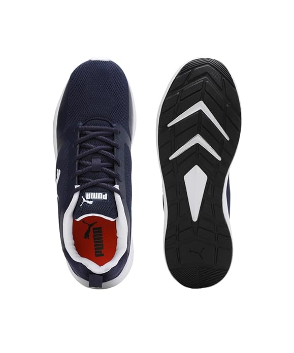Puma Men Synthetic Sneaker Shoes (Peacoat-White) - Rajputtrade