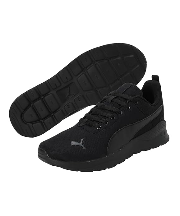 Puma Men Lace Up Sneaker Shoes (Black) - Rajputtrade