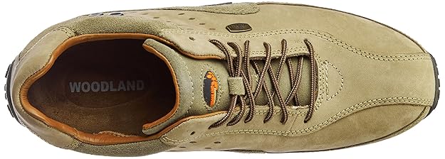 Woodland Men Lace Up Sneaker Shoes - KHAKI - Rajputtrade
