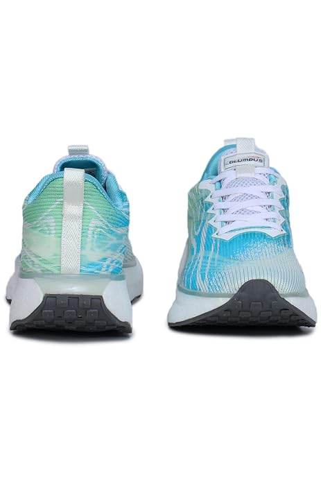 Columbus Viper Sports Shoes - Running Shoes | Walking Shoes (Aqua & Green) - Rajputtrade