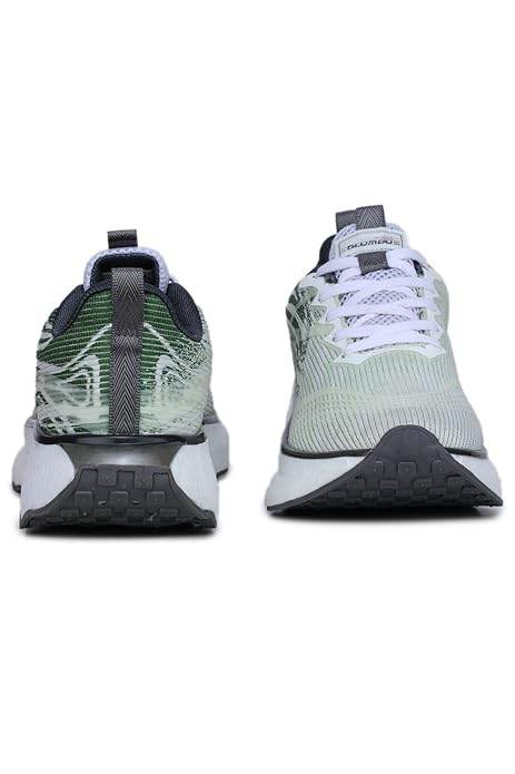Columbus Viper Sports Shoes - Running Shoes | Walking Shoes (White & Olive) - Rajputtrade