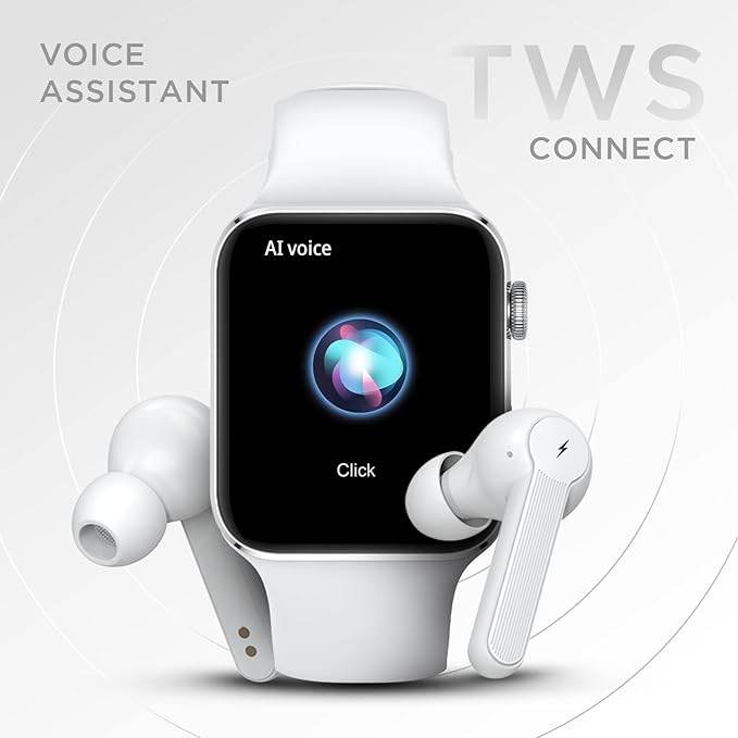 Fire-Boltt Visionary 1.78" AMOLED Bluetooth Calling Smartwatch with 368 * 448 Pixel Resolution, TWS Connection (Silver) - Rajputtrade