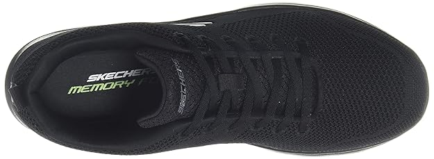 Skechers Mens Summits Brisbane Sneakers, 12 UK (13 US) -Black - Rajputtrade