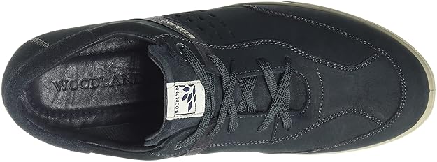 Woodland Men Leather Sneaker Shoes (DNAVY) - Rajputtrade