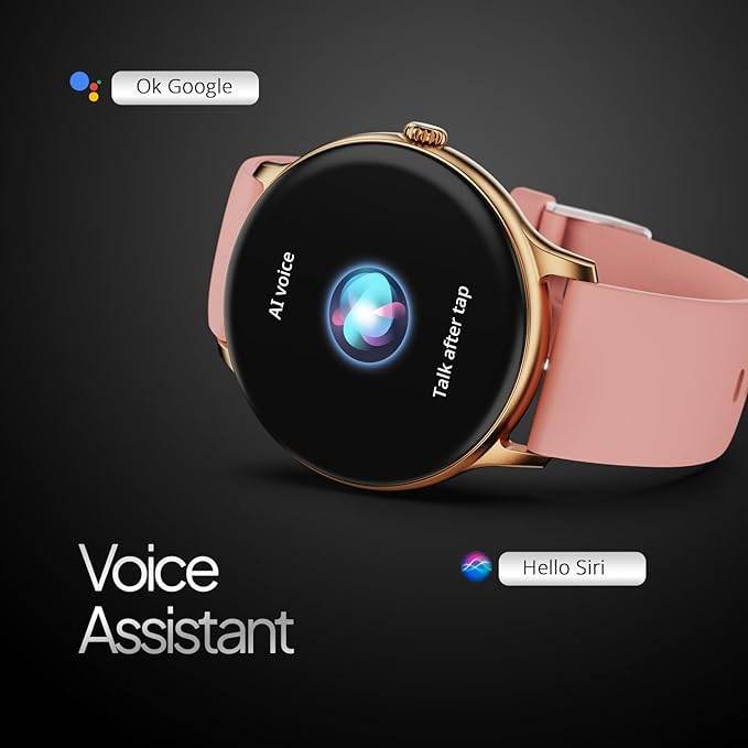 Fire-Boltt Phoenix Pro Smart Watch 1.39 inch Bluetooth Calling, Metal Body with 120+ Sports Modes, SpO2 (Gold Pink) - Rajputtrade