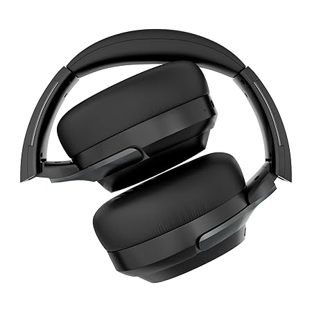 ZEBRONICS Duke Plus, Wireless Over Ear Headphone with ANC, ENC, Upto 70* Hours Backup (Black) - Rajputtrade