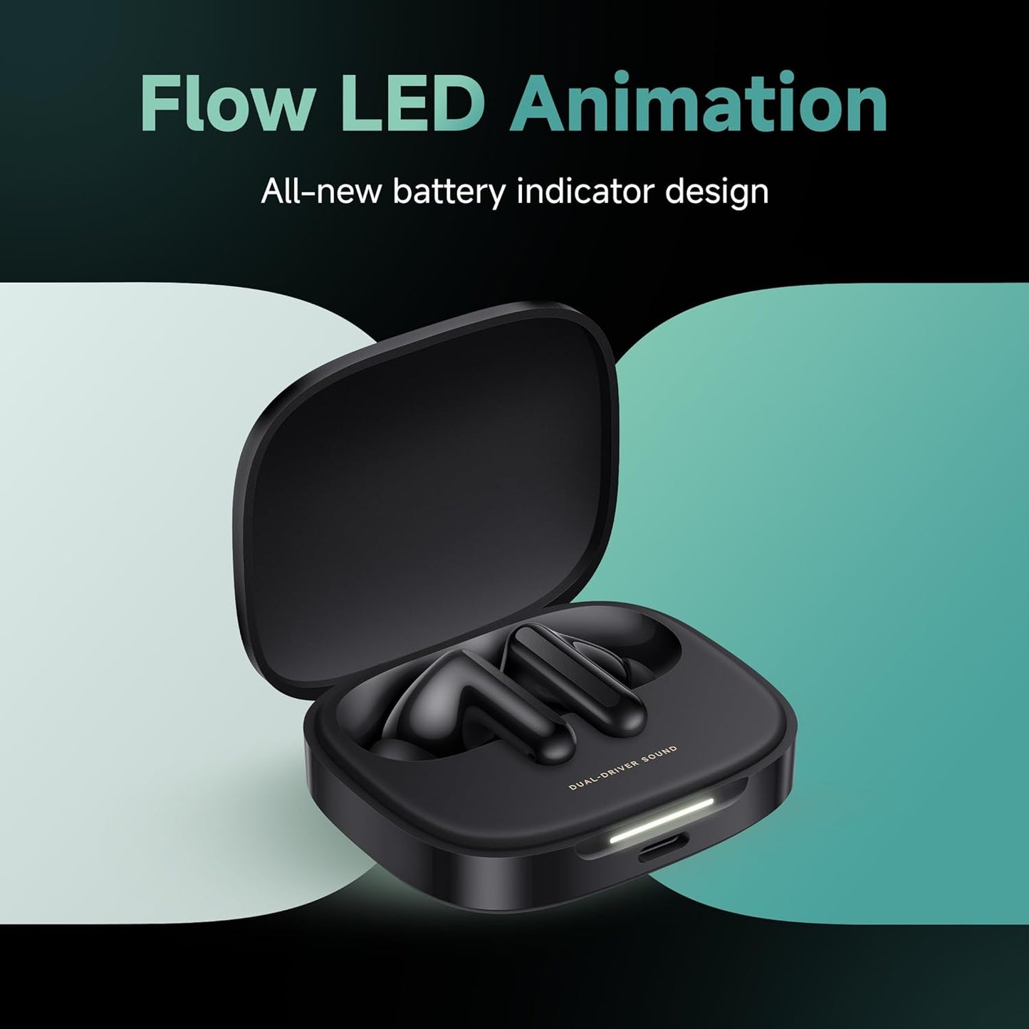 Redmi Buds 6, Dual Driver TWS in Ear Earbuds, 49dB Hybrid Active Noise Cancellation, 42 Hrs Playtime (Black) - Rajputtrade