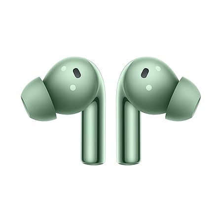 OnePlus Buds 3 Truly Wireless Bluetooth Earbuds with Upto 49Db Smart ANC,Hi-Res Sound Quality,in Ear,Sliding Volume Control,10Mins for 7Hours Fast Charging with Upto 44Hrs Playback (Green)