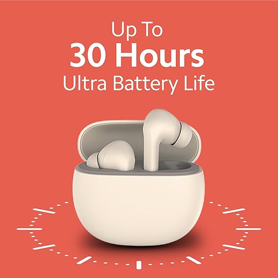 Redmi Buds 4 Active - Air White, 12mm Drivers(Premium Sound Quality), Up to 30 Hours Battery Life - Rajputtrade