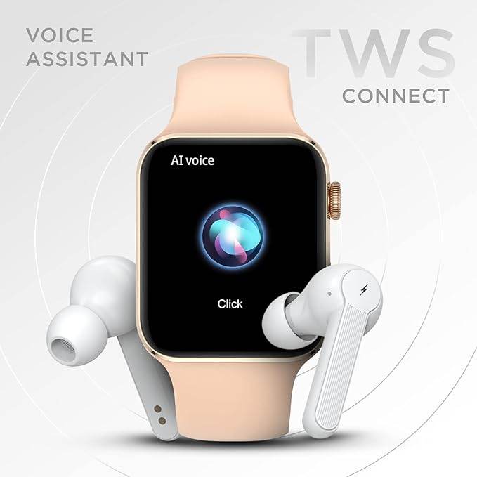Fire-Boltt Visionary 1.78" AMOLED Bluetooth Calling Smartwatch with 368 * 448 Pixel Resolution, TWS Connection (Gold) - Rajputtrade