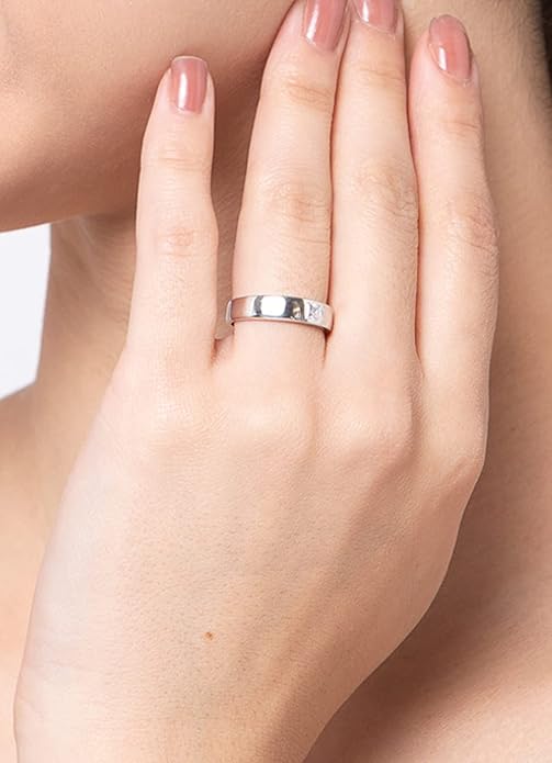 Pure Real 925 Sterling Silver Adjustable Ring Band | Multiple Design Options | Gift for Women and Girls - Rajputtrade