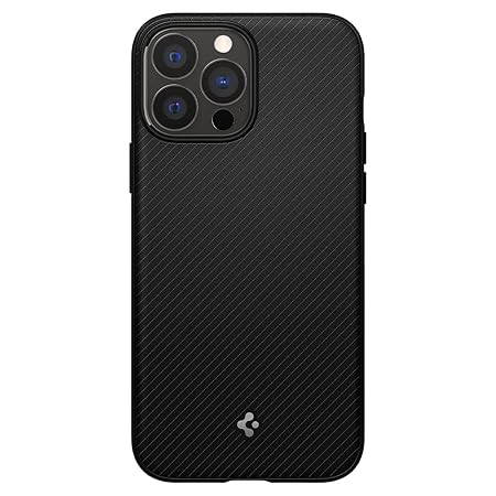 Spigen Mag Armor Back Cover Case Compatible with iPhone 13 Pro Max (TPU | Matte Black)
