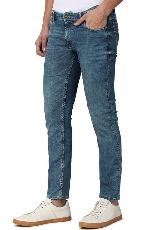 Peter England Men's Slim Fit Mid Rise Jeans - Rajputtrade