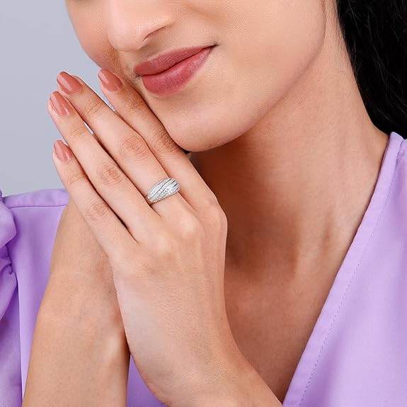 925 Silver Spired Dome Ring,Fixed Size,Indian - 12 | Gifts for Women and Girls | - Rajputtrade