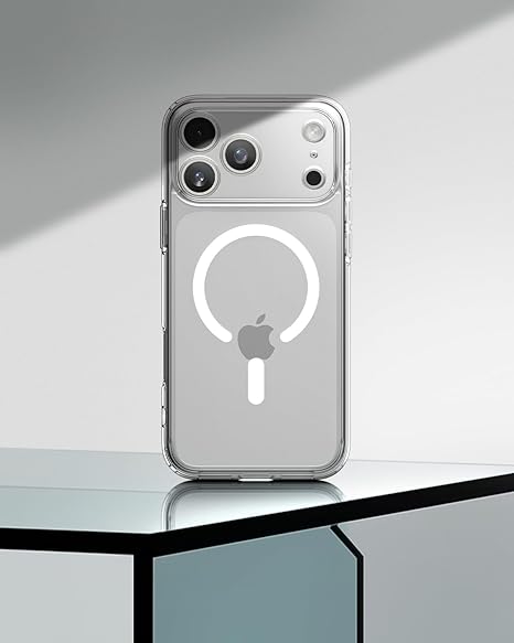 Spigen Ultra Hybrid MagFit Back Cover Case Compatible with iPhone 17 Pro (TPU + Poly Carbonate | Clear White)