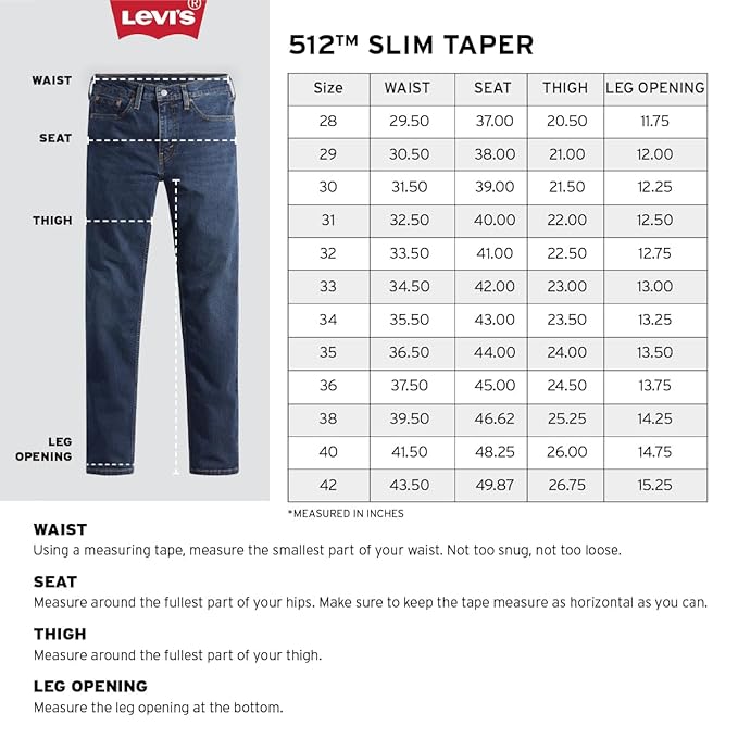 Levi's Men's Slim Fit Mid Rise Jeans - Rajputtrade