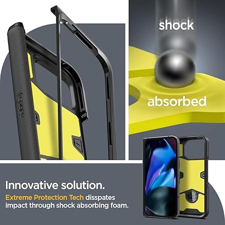 Spigen TPU+PC Slim Armor Pro For Google Pixel 9 Pro Fold Case, Pixel 9 Pro Fold Back Cover - Black