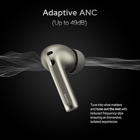 Noise Master Buds, Sound by Bose in-Ear Bluetooth Earbuds, Up to 49dB Adaptive ANC, LHDC 5.0, Immersive Spatial Audio, 44H Playtime (3 color options)