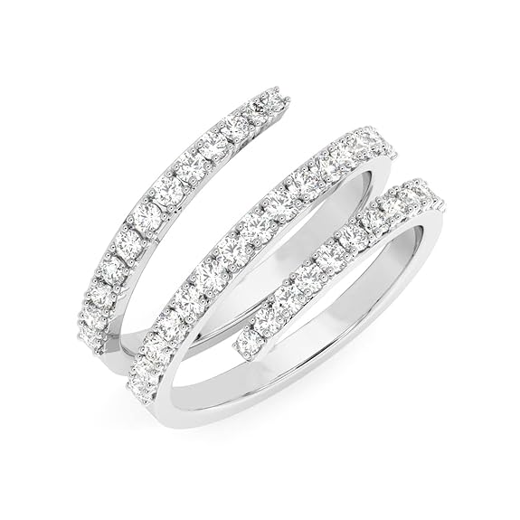 Pure 925 Sterling Silver Statement Finger Ring with Adjustable Band | Gift for Women Girls Wife Girlfriend | - Rajputtrade