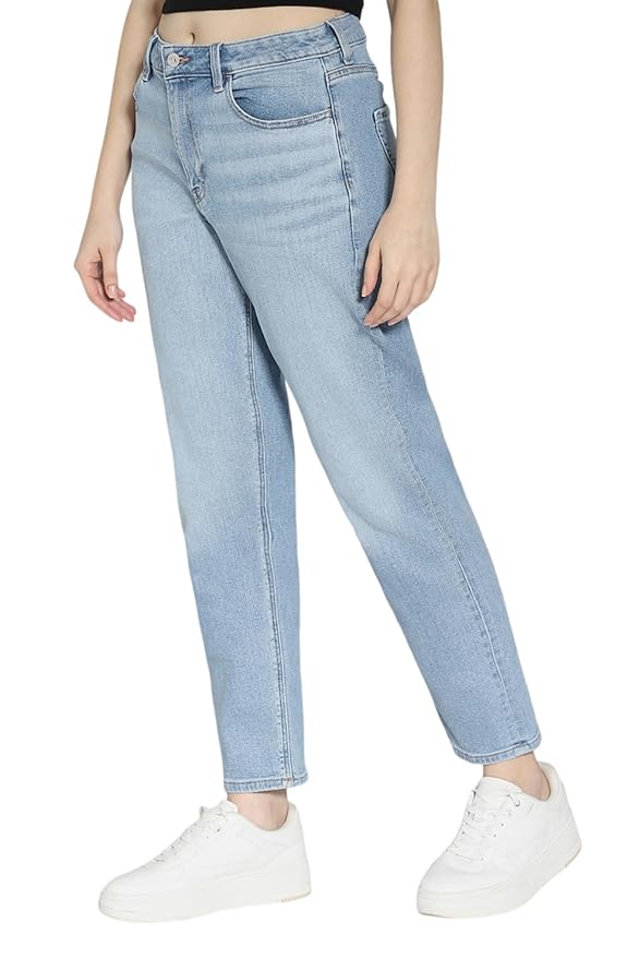 American Eagle Women's Straight Jeans (Blue-32) - Rajputtrade