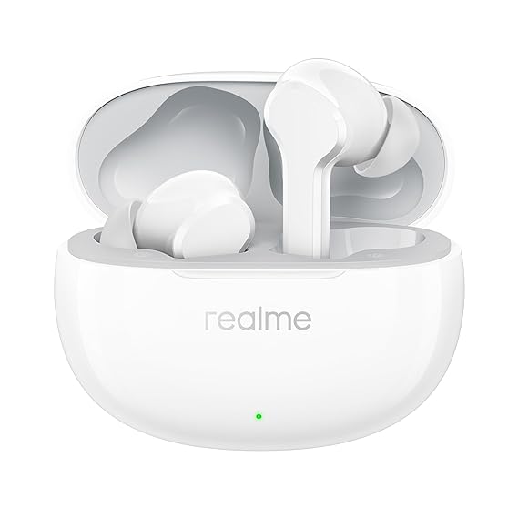 realme Buds T110 Bluetooth Truly Wireless in Ear Earbuds with mic, AI ENC for Calls (Pop White) - Rajputtrade