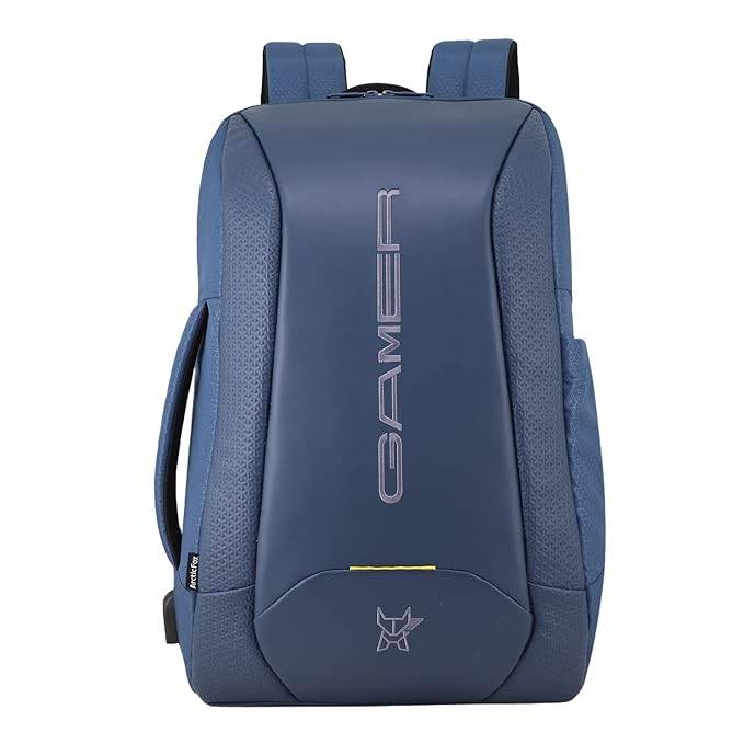Arctic Fox Kobra Gaming Laptop Backpack | 27 Ltr Capacity|Water Resistant | Multipurpose Backpack |USB Cable holder Pocket|Rain Cover|Number Lock| Trolley sleeve|17" Unisex Laptop Backpack - Rajputtrade