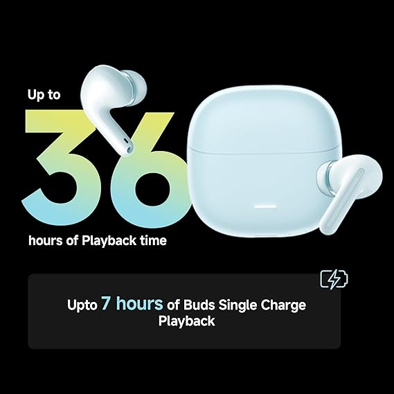 Redmi Buds 5C Bluetooth TWS in Ear Earbuds,Up to 40Db Hybrid Noise Cancellation, 2Hours Life,Up to 36Hrs Playback - Rajputtrade