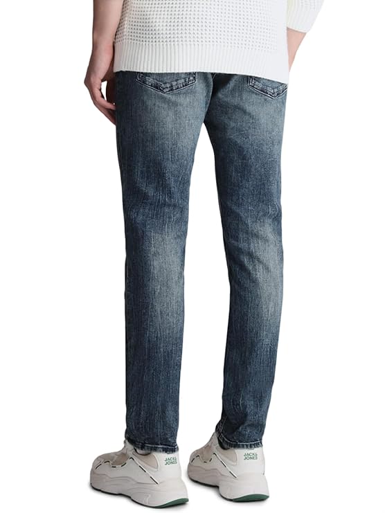 JACK & JONES Slim Fit Jeans (_Medium Blue Denim_) (Size-32) - Rajputtrade